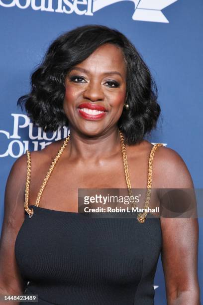 Honoree Viola Davis attends the Public Counsel's Annual William O. Douglas Award Dinner Celebrating Viola Davis at The Beverly Hilton on December 11,...