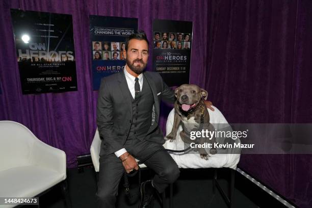 Justin Theroux and Kuma Theroux attend the 16th annual CNN Heroes: An All-Star Tribute at the American Museum of Natural History on December 11, 2022...