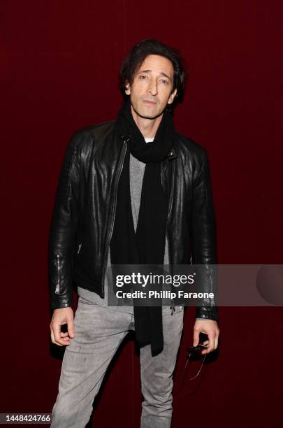 Adrien Brody attends The Hollywood Reporter and Netflix Present: An Afternoon With Robert Downey Jr - Sponsored By FIJI Water at DGA Theater Complex...