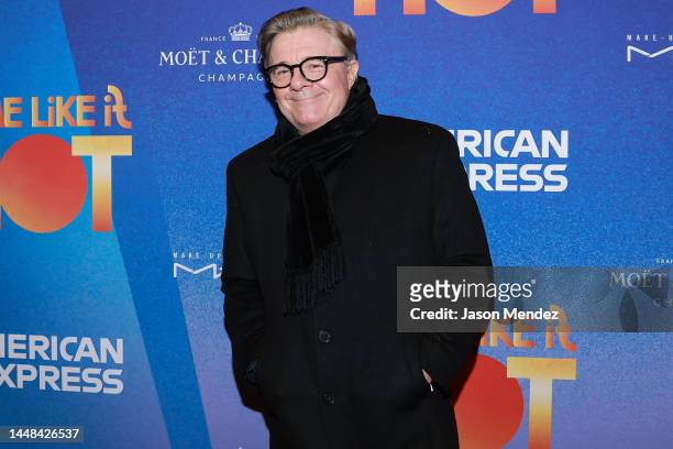 Nathan Lane attends "Some Like It Hot" Broadway opening night at Shubert Theatre on December 11, 2022 in New York City.