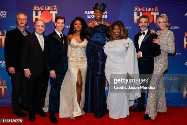 Mark Lotito, Adam Heller, Christian Borle, Adrianna Hicks, J. Harrison Ghee, Natasha Yvette Williams, Kevin Del Aguila and Angie Schworer attend...