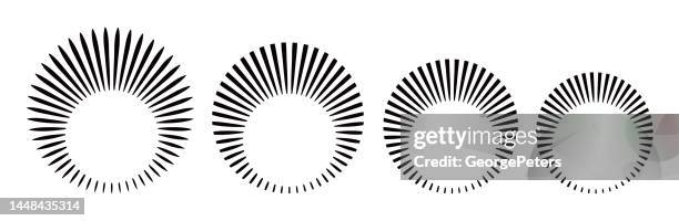 sun and sunbeams - supernova icon stock illustrations