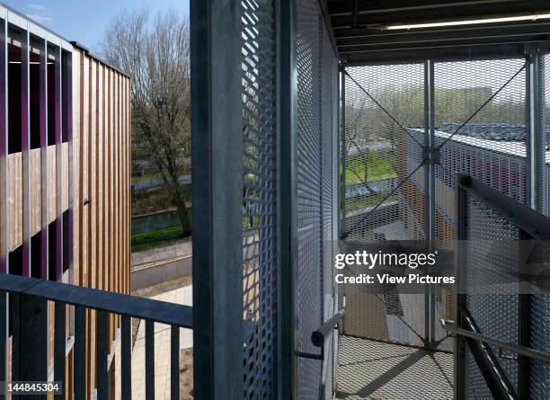 Goldcrest CloseLondon, Se28, United Kingdom, Architect: Bell Phillips Architects High Level Walkway And Stair Area