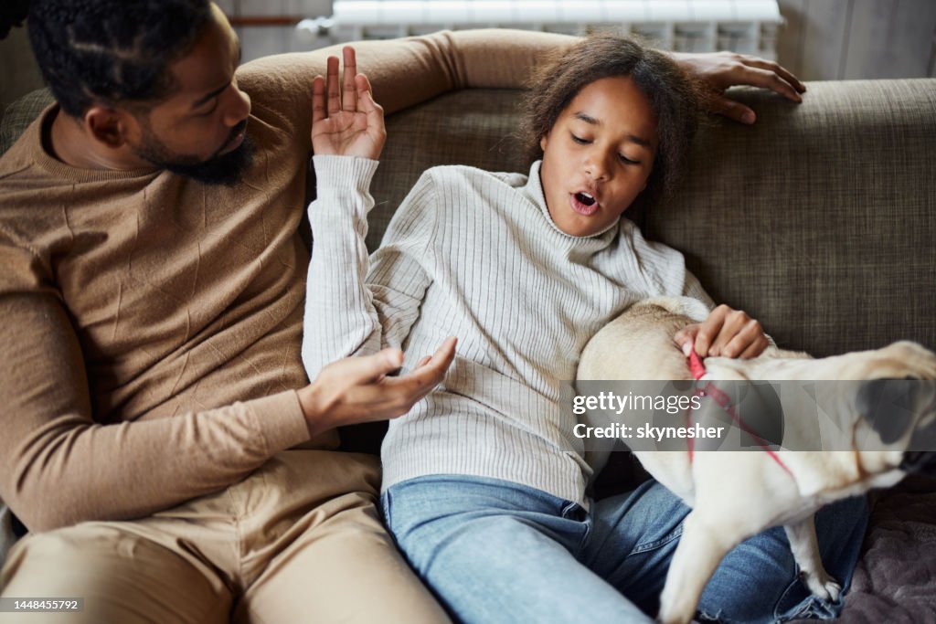 I don't want to talk to you dad!