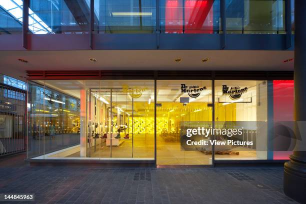 Dr Martens Pop Up Store Spitalfields LondonLondon, E1, United Kingdom, Architect: Campaign Design Dr Marten Pop-Up Store, Campaign Design,...