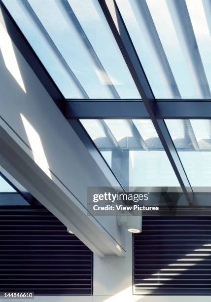Inspired, Easthampstead Road, Bracknell, Berkshire, United Kingdom, Architect: Collett And Farmer Architects Detail Of Atrium Roof, Day - Inspired,...
