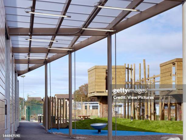 Acacia Intergenerational Activity Centre, Grove Road, LondonUnited Kingdom, Architect: C U R L L A T O U R E L L E A R C H I T E C T S Playground...