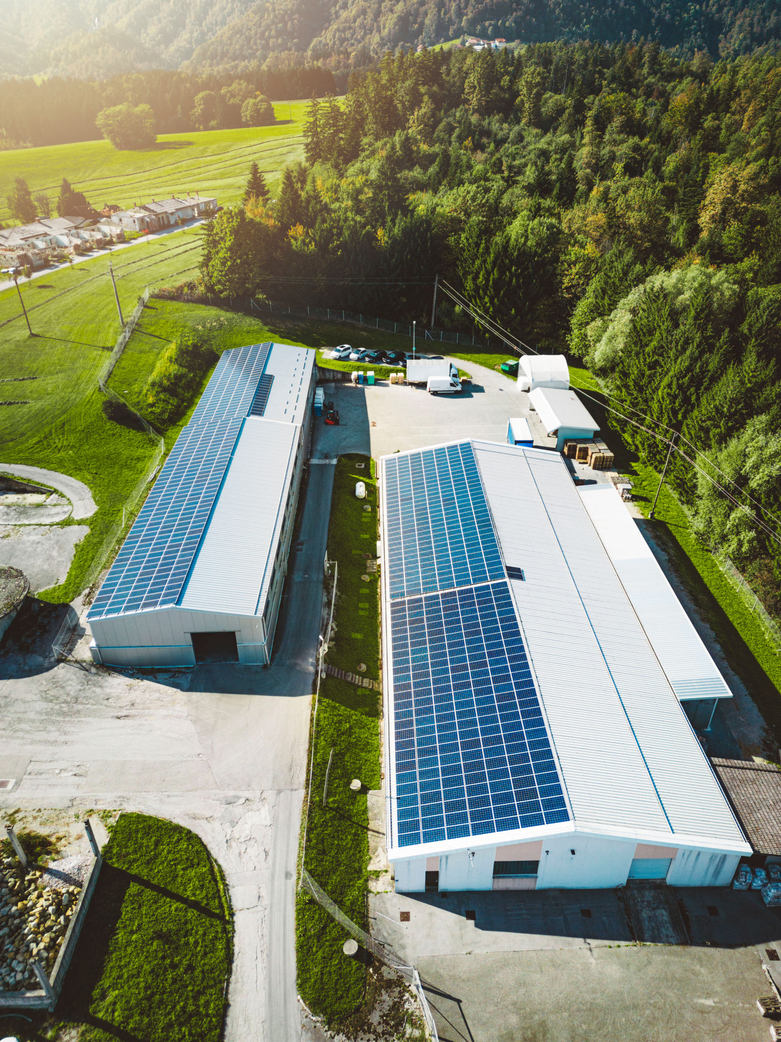 business solar installation