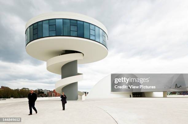 Niemeyer CenterAvilés, Asturias, Spain, Architect: Oscar Niemeyer Niemeyer Center In Aviles, Spain By Oscar Niemeyer, General Exterior View Of Public...