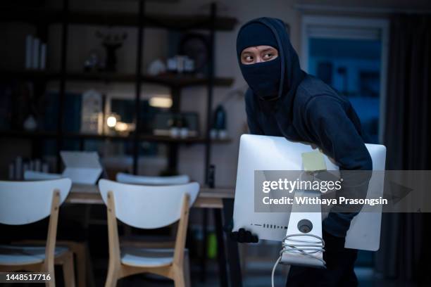 burglary, thief, burglar, stealing - crime, - police flashlight stock pictures, royalty-free photos & images