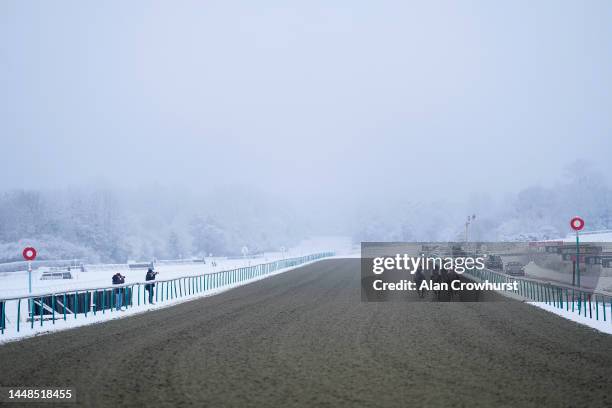 Daniel Muscutt riding Huberts Dream win The BetUK's Acca Club 5 Free Bet Nursery at Lingfield Park on December 12, 2022 in Lingfield, England.