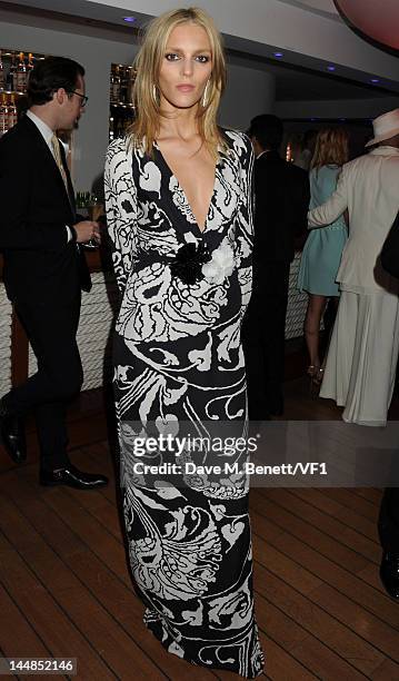 Anja Rubik attends the Vanity Fair And Gucci Party during the 65th Annual Cannes Film Festival at Hotel Du Cap on May 19, 2012 in Antibes, France.