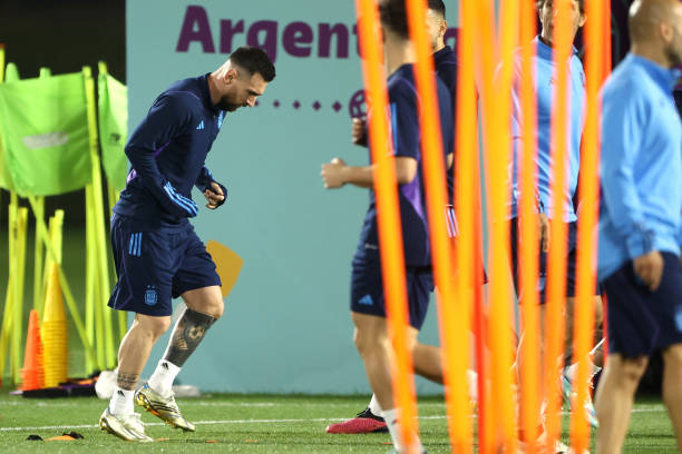 QAT: Argentina Training Session - FIFA World Cup Qatar 2022