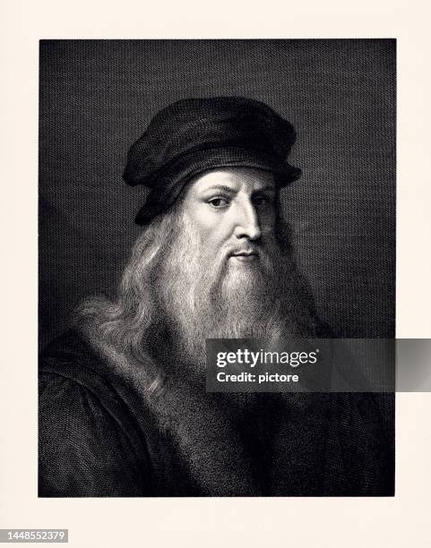 ilustraciones, imágenes clip art, dibujos animados e iconos de stock de leonardo da vinci 1452-1519 (xxxl con muchos detalles) - leonardo da vinci