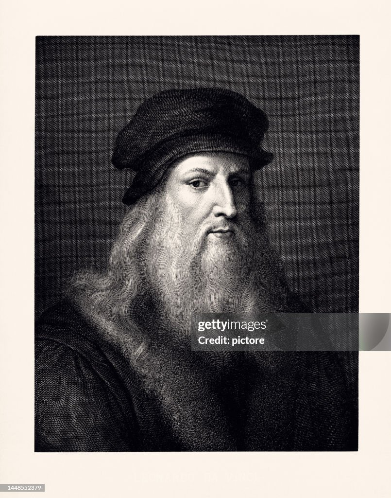 LEONARDO DA VINCI 1452-1519 (XXXL with many details)