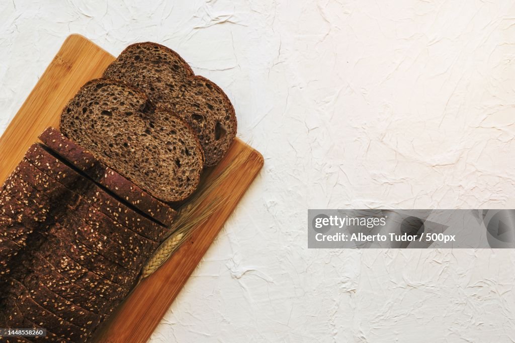 Wheat near cut bread High quality and resolution beautiful photo