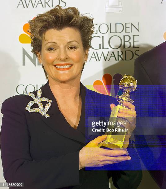 Winner Brenda Blethyn at Golden Globe Awards Show, January 19, 1997 in Beverly Hills, California.