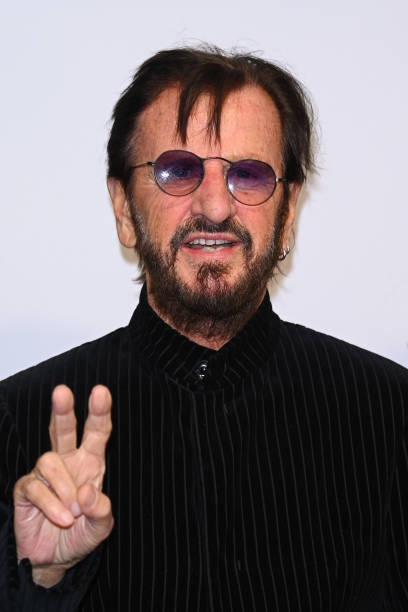 Sir Ringo Starr arrives at the UK premiere of "If These Walls Could Sing" at Abbey Road Studios on December 12, 2022 in London, England.
