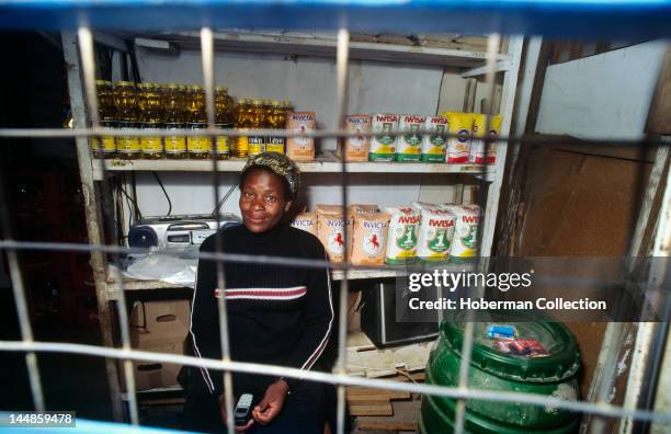 Township spaza shop, Western Cape