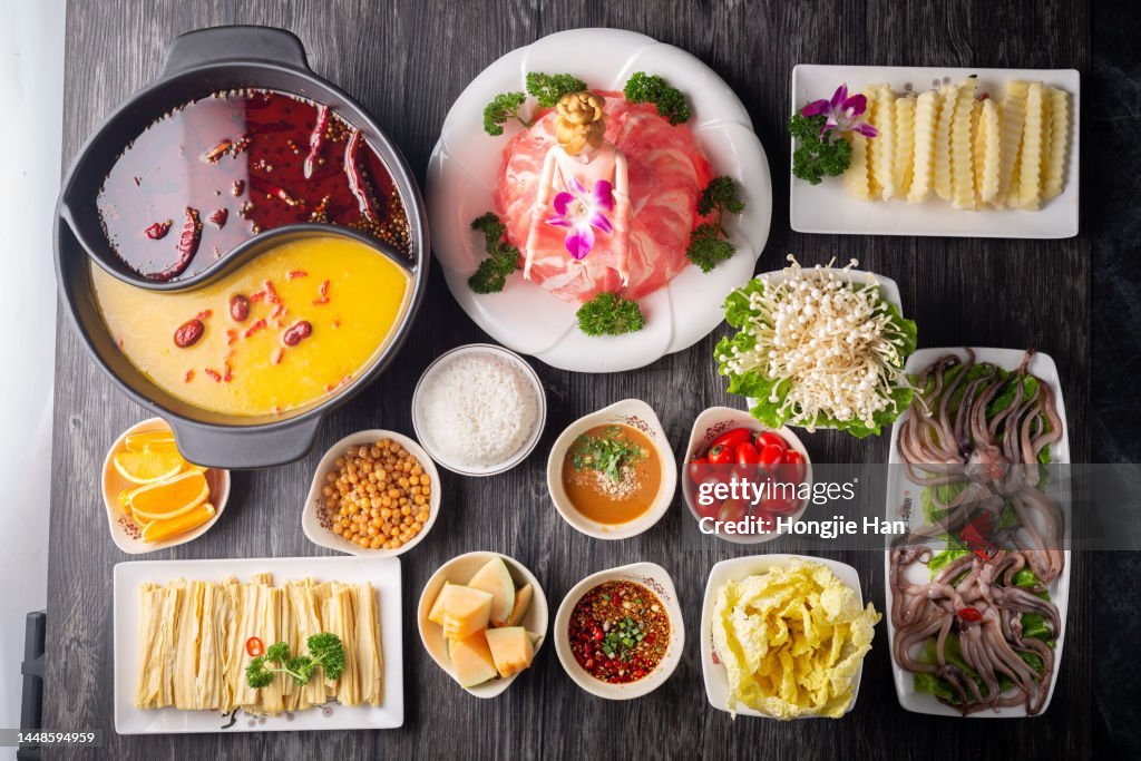 Chinese food, hot pot