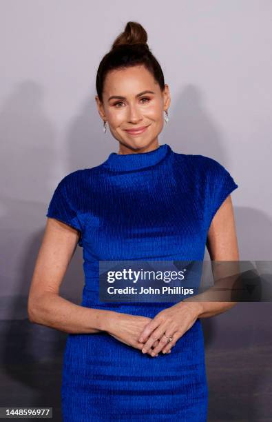 Minnie Driver attends the World Premiere of "The Witcher: Blood Origin" at BFI Southbank on December 12, 2022 in London, England.