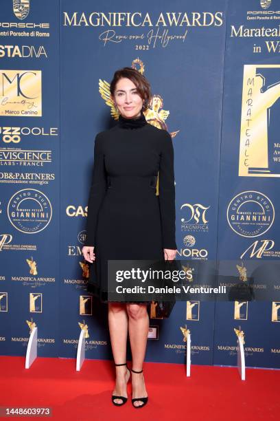 Caterina Murino attends the Magnifica Awards "Roma Come Hollywood" 2022 on December 12, 2022 in Rome, Italy.