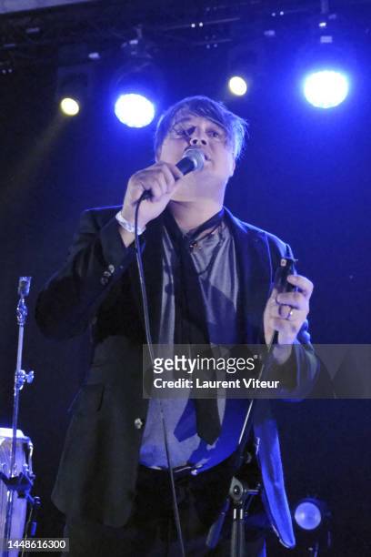 Peter Doherty performs a private show during the 14th Les Arcs Film Festival - Day Three on December 12, 2022 in Les Arcs, France.