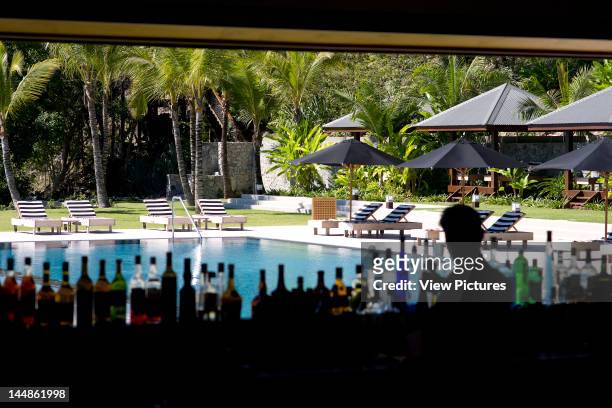 Qualia Resort Hamilton Island, Queensland, Australia. Qualia Resort Poolside Bar.