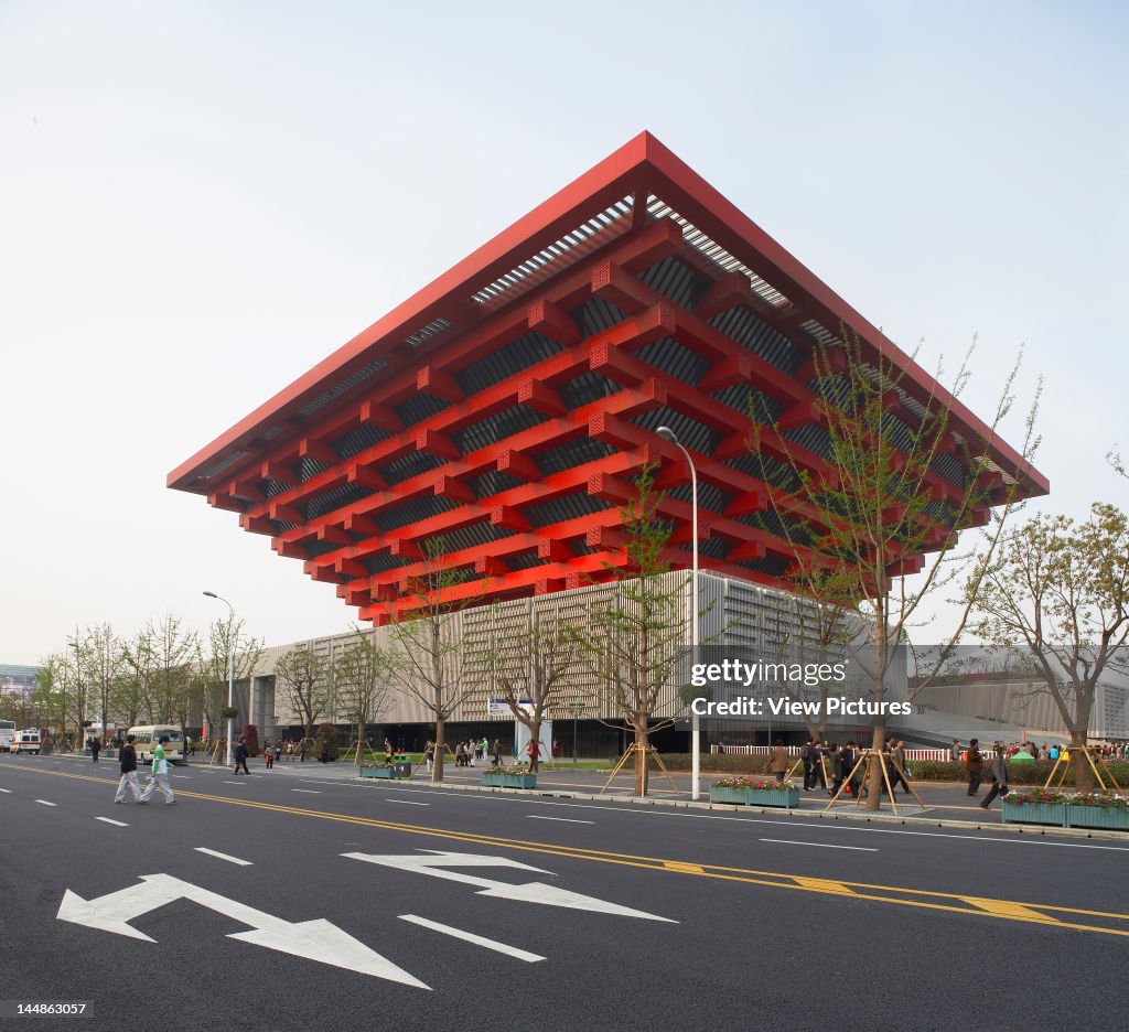 Shanghai Expo 2010 Chinese PavilionShanghaiChina Architect:  He Jingtang 2010 China Pavilion, He Jingtang, World Expo 2010, Shanghai, China Exterior View Of The Structure Which Is Based On A Traditional Oriental Crown