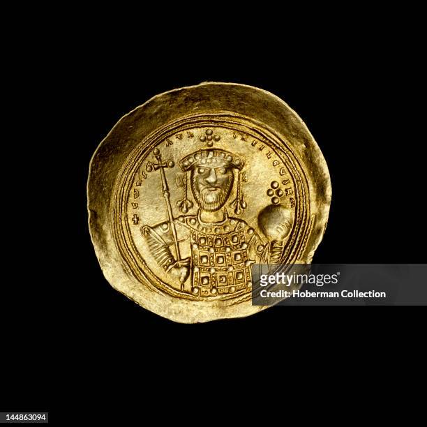 Ancient Constantinople Coin depicting Constantine IX, 1042-1055AD