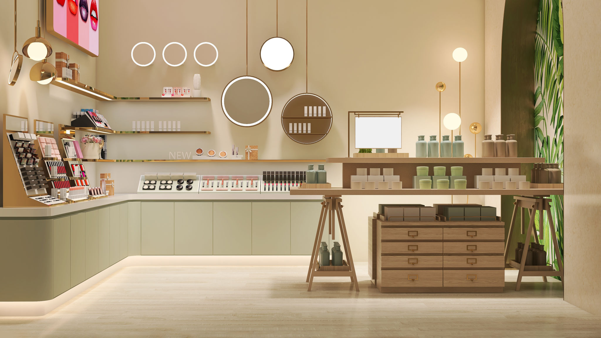 cosmetic store