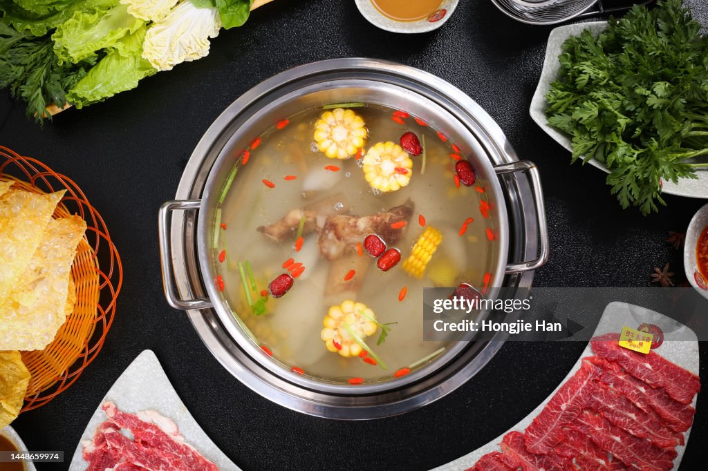 Chinese food, hot pot