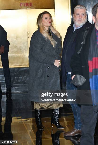 Kate Hudson visits NBC's "Tonight Show Starring Jimmy Fallon" at Rockefeller Center on December 12, 2022 in New York City.