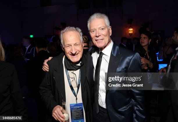 Michael Mann and Stephen Lang attend the U.S. Premiere of 20th Century Studios' "Avatar: The Way of Water" at the Dolby Theatre in Hollywood,...