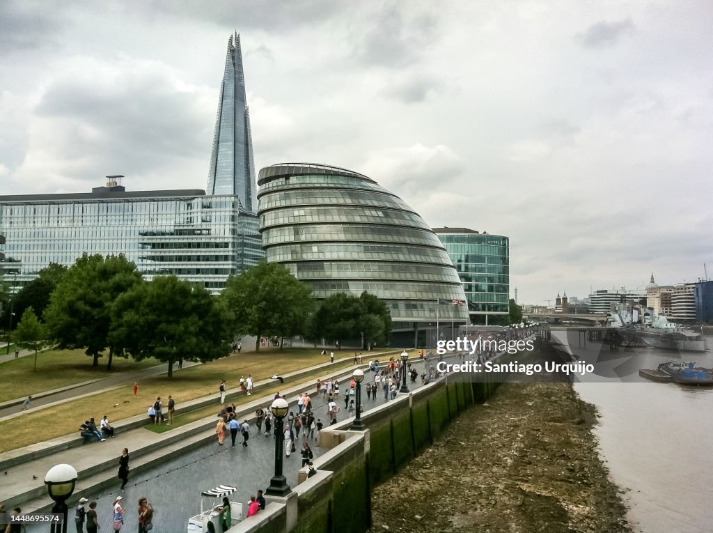 The Shard and London City Hall