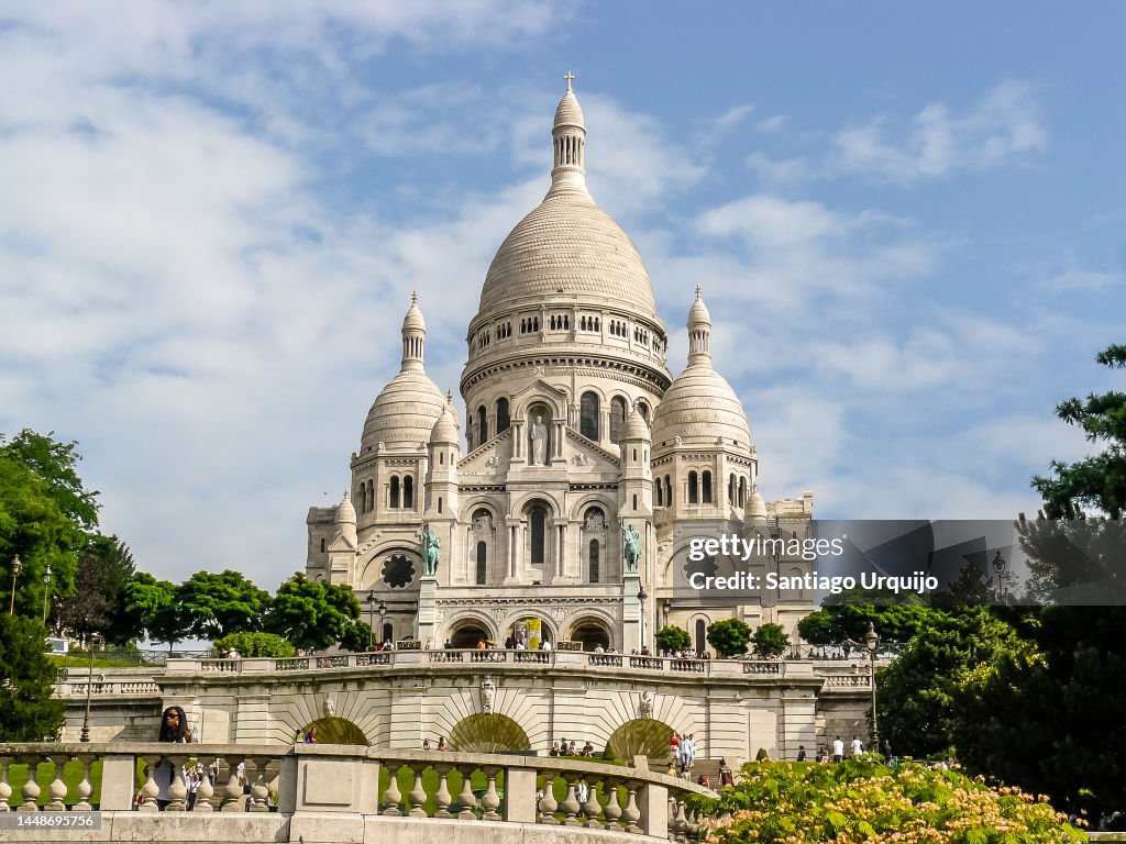 The Basilica of Sacre Coeur in Montmartre