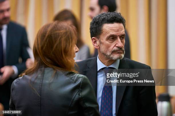 The parliamentary spokesman of Ciudadanos, Edmundo Bal, during the Justice Commission, in the Congress of Deputies, on 13 December, 2022 in Madrid,...