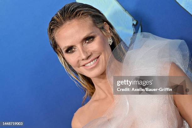 Heidi Klum attends 20th Century Studio's "Avatar 2: The Way of Water" U.S. Premiere at Dolby Theatre on December 12, 2022 in Hollywood, California.