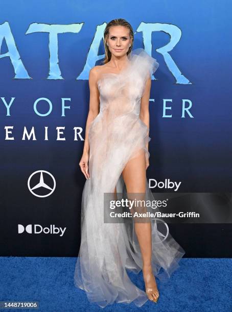 Heidi Klum attends 20th Century Studio's "Avatar 2: The Way of Water" U.S. Premiere at Dolby Theatre on December 12, 2022 in Hollywood, California.