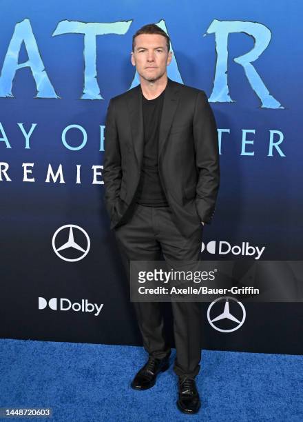 Sam Worthington attends 20th Century Studio's "Avatar 2: The Way of Water" U.S. Premiere at Dolby Theatre on December 12, 2022 in Hollywood,...