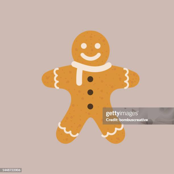 winter home icon- christmas, cookie man, gingerbread - sweater stock illustrations