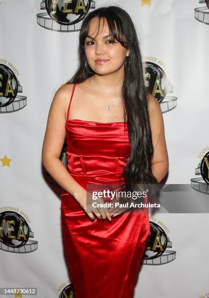 Actress Chalet Lizette Brannan attends the 7th annual Young Entertainer Awards at Sheraton Universal Hotel on December 11, 2022 in Universal City,...