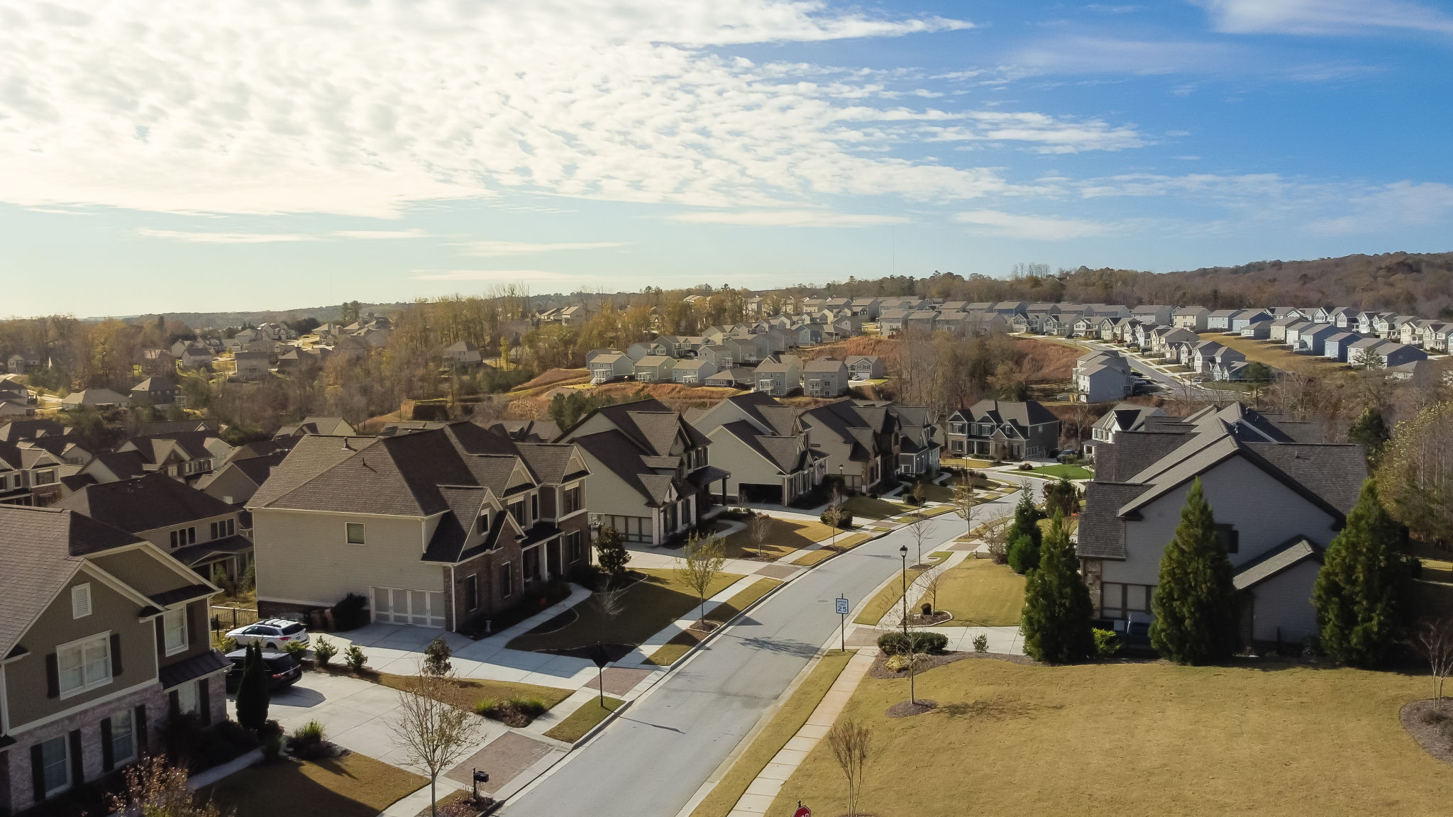 luxury real estate aerial