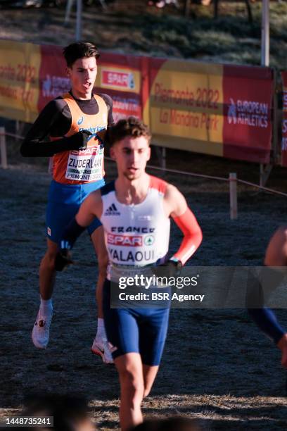 Juan Zijderlaan of the Netherlands competing on the U20 Men Race during the European Cross Country Championships on December 11, 2022 in Turin, Italy