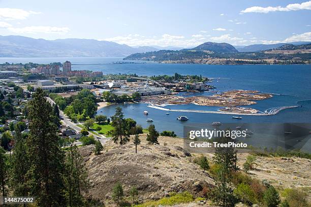 sutherland bay, kelowna, bc - kelowna stock pictures, royalty-free photos & images