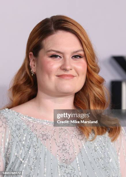 Amy Murray attends the World Premiere of "The Witcher: Blood Origin" at BFI Southbank on December 12, 2022 in London, England.