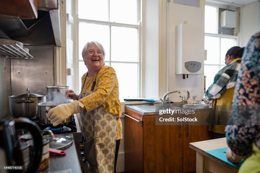 Sie liebt Freiwilligenarbeit!