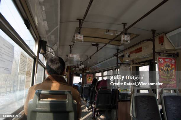 almaty with cable car - city life in almaty stockfoto's en -beelden