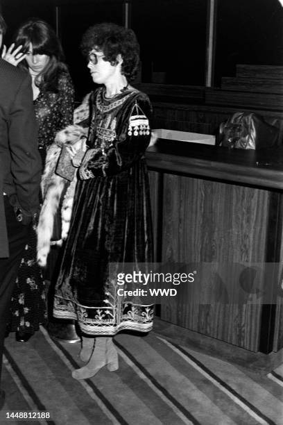Stefanie Powers and Dory Previn attend the Los Angeles opening of the play "Twigs," at the Shubert Theatre in Century City, California, on March 1,...