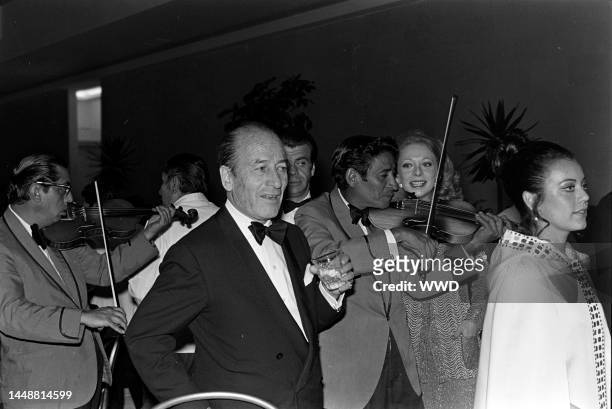 Bruno Pagliai attends a party for the movie "Interval" in Mexico City on the weekend of March 3-4, 1973.